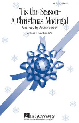 Hal Leonard - Tis the Season - A Christmas Madrigal - Snyder - SSAA