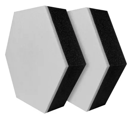 Auralex - 24 Synergy Hexagon Panels (2) 2.4 Thick - White