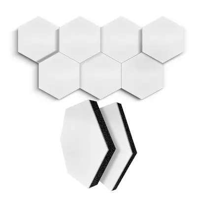 Auralex - 24 Synergy Hexagon Panels (7) - White