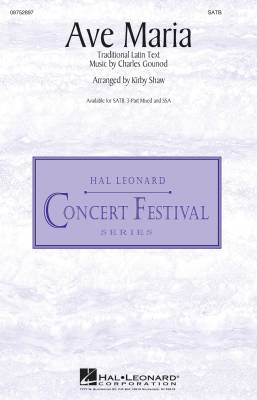 Hal Leonard - Ave Maria - Bach/Gounod/Shaw - SATB