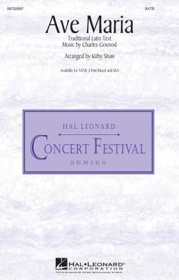 Hal Leonard - Ave Maria - Bach/Gounod/Shaw - SATB