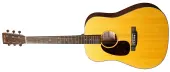 "Martin Guitars - D-10e Retro Road Series Spruce\/Sapele Acoustic-Electric Guitar, Left-Handed"