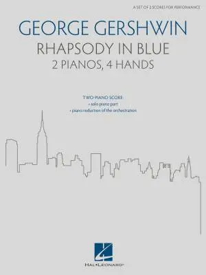 Hal Leonard - Rhapsody in Blue - Gershwin/Fox - 2P4H - Book