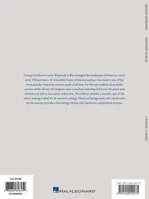 Rhapsody in Blue - Gershwin/Fox - 2P4H - Book