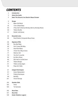 Play like T-Bone Walker - Rubin - Guitar TAB - Book/Audio Online