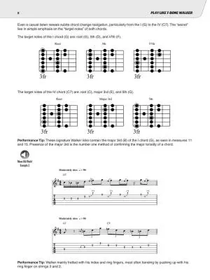 Play like T-Bone Walker - Rubin - Guitar TAB - Book/Audio Online