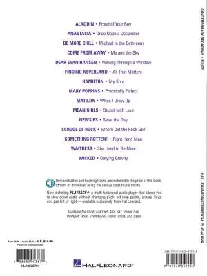 Contemporary Broadway - Book/Audio Online - Flute