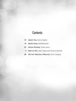 Adore You, We Are Warriors & More Hot Singles  - Piano - Book