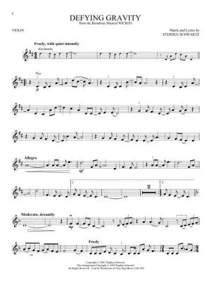 Contemporary Broadway - Violin - Book/Audio Online