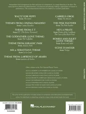 Movie Themes for Classical Players - Flute - Book/Audio Online