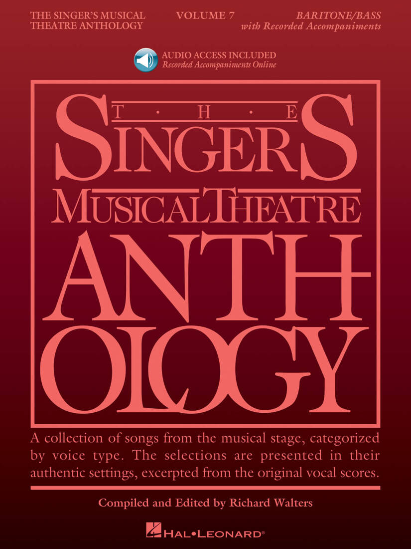 Singer\'s Musical Theatre Anthology, Volume 7 - Baritone/Bass - Book/Audio Online