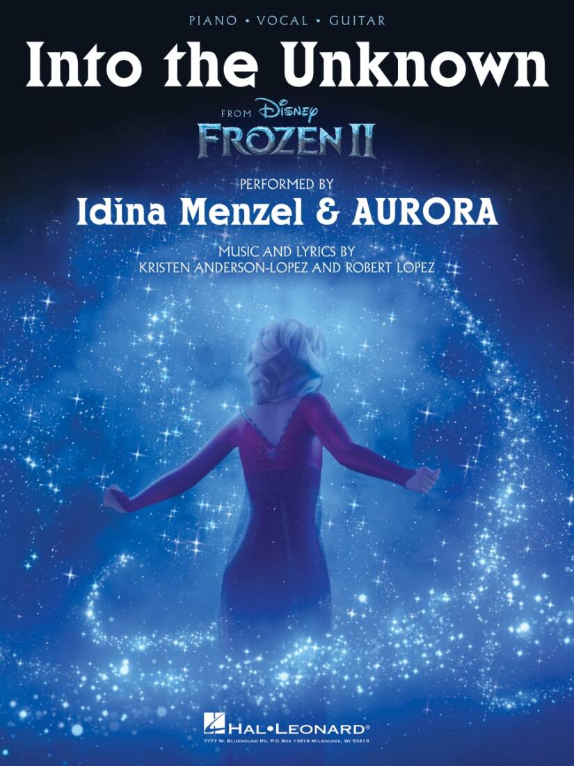 Into the Unknown (from Frozen 2) - Menzel - Piano/Vocal/Guitar - Sheet