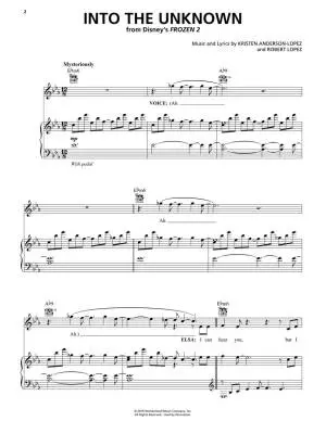 Into the Unknown (from Frozen 2) - Menzel - Piano/Vocal/Guitar - Sheet