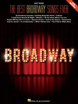 Hal Leonard - Best Broadway Songs Ever, 4th Edition - Easy Piano - Book