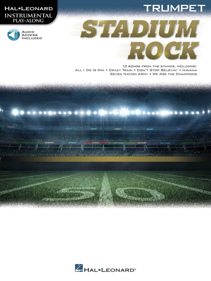 Stadium Rock - Trumpet - Book/Audio Online
