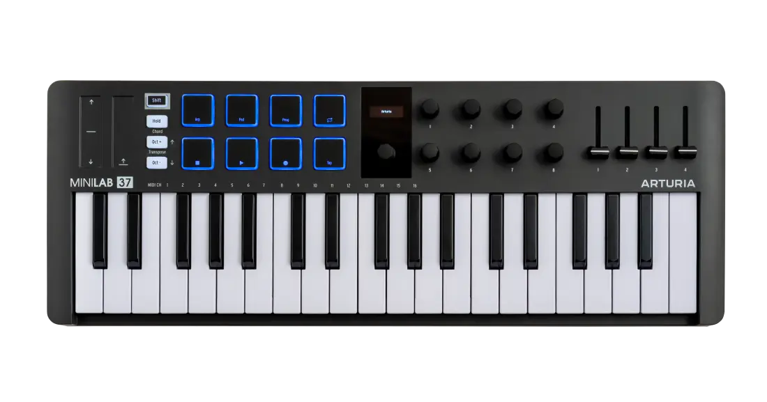 MiniLab 37 MK3 37-Key Midi Controller - Black