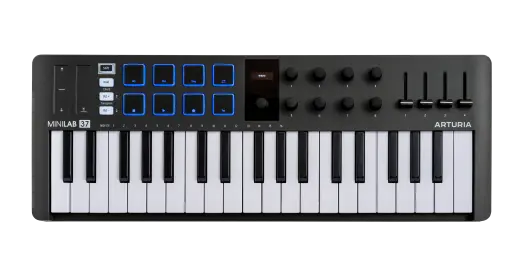 Arturia - MiniLab 37 MK3 37-Key Midi Controller - Black