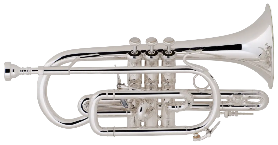 Bb Stradivarius Cornet - Silver-Plated