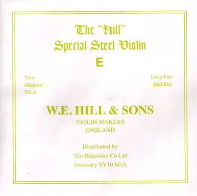 Hill - Violin E String, Loop End - Medium