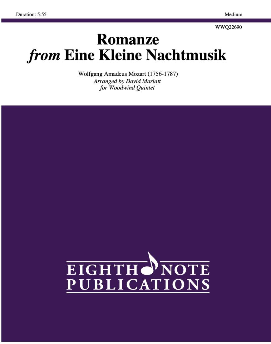 Romanze (from Eine Kleine Nachtmusik) - Mozart/Marlatt - Woodwind Quintet