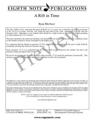 A Rift in Time - Meeboer - Flex Woodwind Quintet