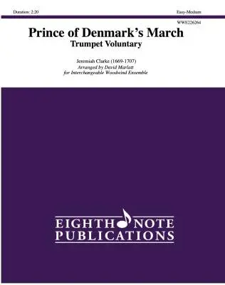 Eighth Note Publications - Prince of Denmarks March (Trumpet Voluntary) - Clarke/Marlatt - Flex Woodwind Quintet