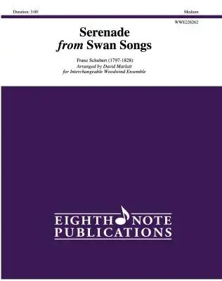 Eighth Note Publications - Serenade (from Swan Songs) - Schubert/Marlatt - Flex Woodwind Quintet