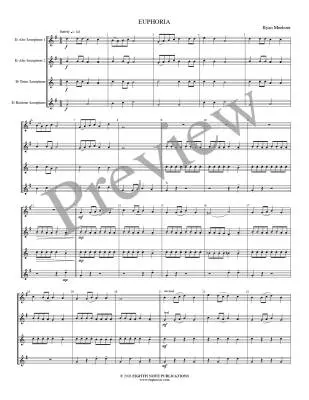 Euphoria - Meeboer - Saxophone Quartet (AATB)