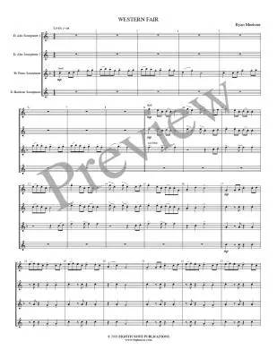 Western Fair - Meeboer - Saxophone Quartet (AATB)