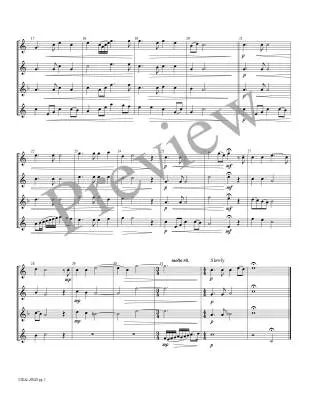Steal Away - Marlatt - Saxophone Quartet (AATB)