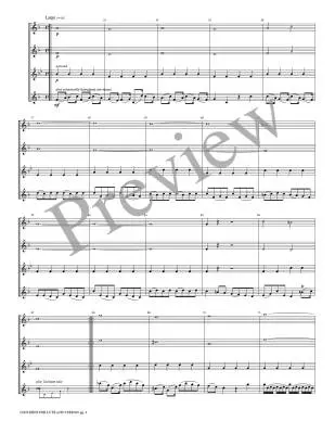 Concerto for Lute and Strings - Vivaldi/Marlatt - Saxophone Quartet (AATB)