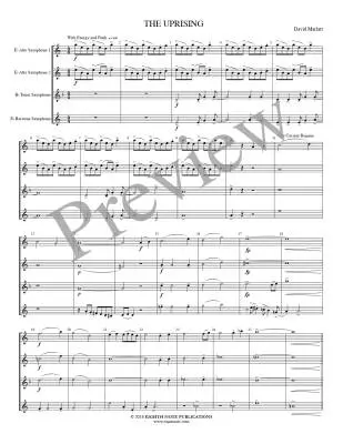 The Uprising - Marlatt - Saxophone Quartet (AATB)