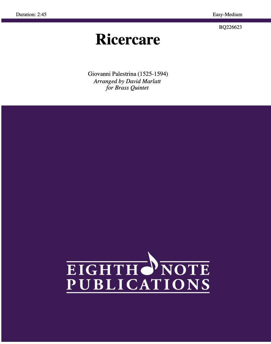 Ricercare - Palestrina/Marlatt - Brass Quintet