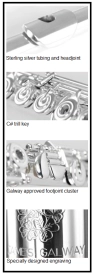 QG - James Galway Q Series Edition - Sterling Silver Body & Headjoint - C# Trill, Inline G