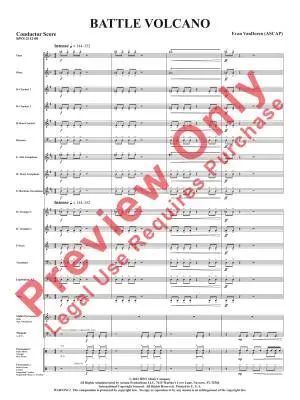 Battle Volcano - VanDoren - Concert Band - Gr. 2.5