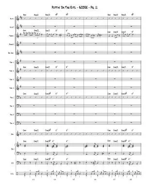 Puttin\' on The Ritz\' - Gray  - Jazz Ensemble - Medium Easy