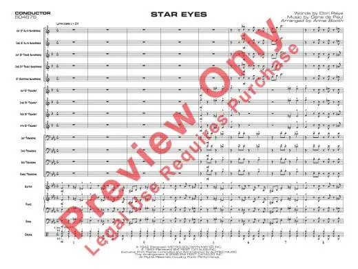 Star Eyes - Paul/Booth - Jazz Ensemble - Gr. 3