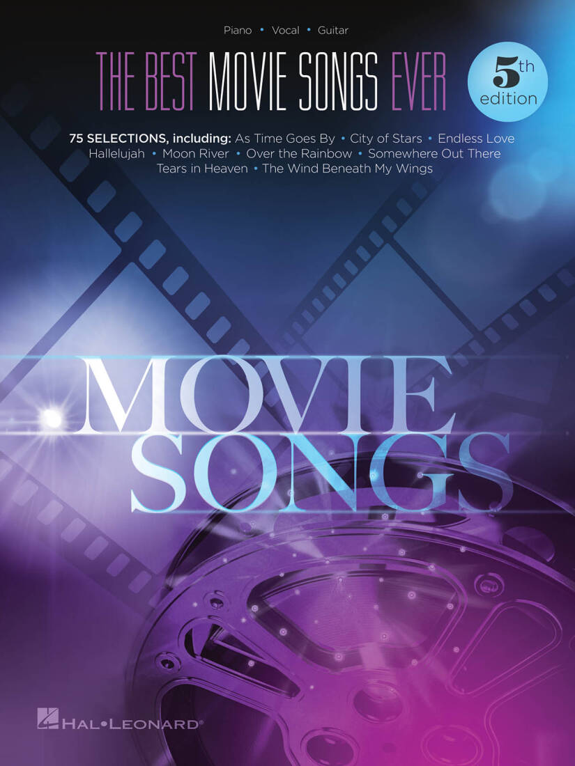 The Best Movie Songs Ever Songbook, 5th Edition - Piano/Vocal/Guitar - Book