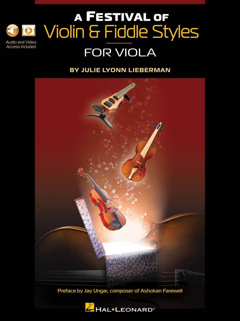 A Festival of Violin & Fiddle Styles - Lieberman - Viola - Book/Audio Online