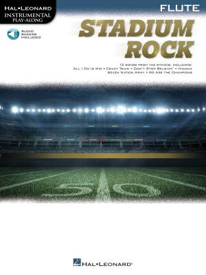 Stadium Rock - Flute - Book/Audio Online