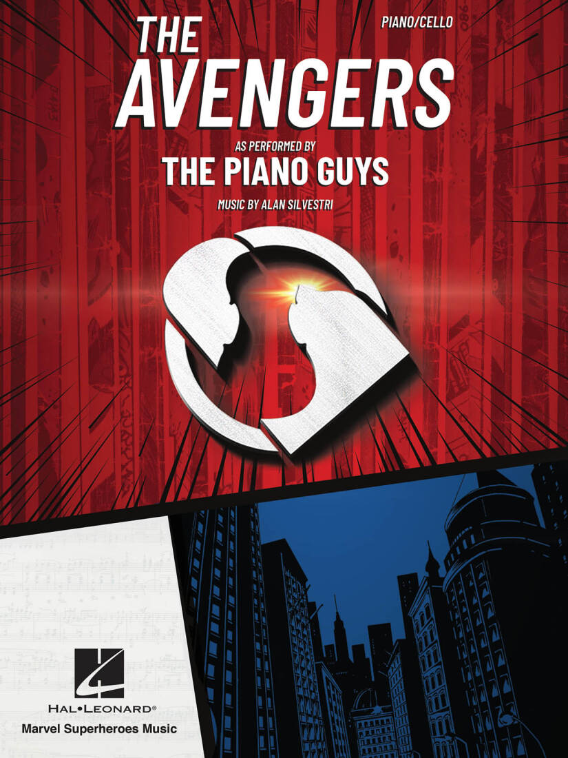 The Avengers as Performed by The Piano Guys - Silvestri - Cello/Piano - Book