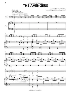 The Avengers as Performed by The Piano Guys - Silvestri - Cello/Piano - Book
