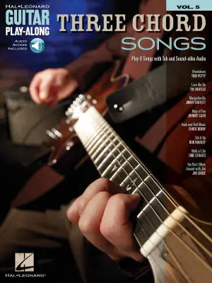 Hal Leonard - Three Chord Songs: Guitar Play-Along Volume 5 - Book/Audio Online