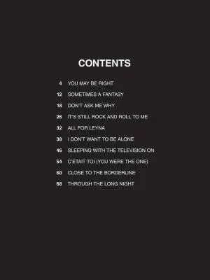 Glass Houses - Joel/Rosenthal - Piano/Vocal/Guitar - Book
