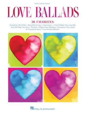 Hal Leonard - Love Ballads - Piano/Vocal/Guitar - Book