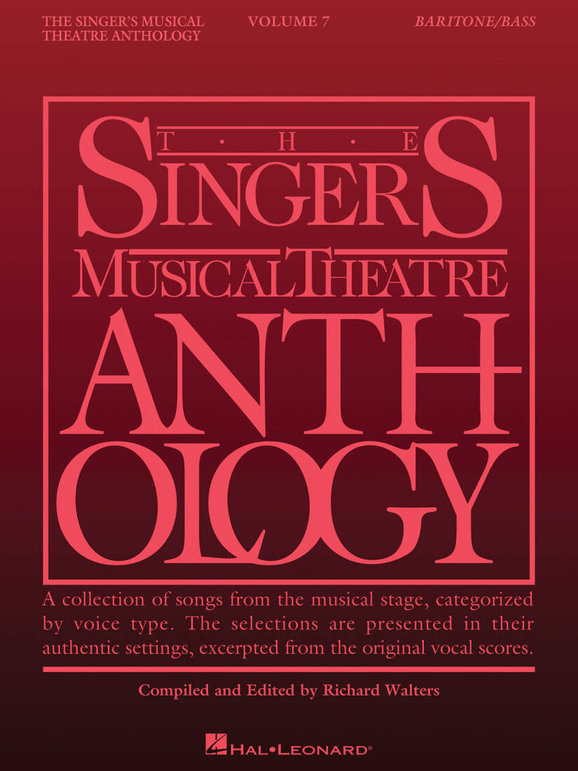 Singer\'s Musical Theatre Anthology, Volume 7 - Baritone/Bass - Book