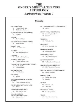 Singer\'s Musical Theatre Anthology, Volume 7 - Baritone/Bass - Book