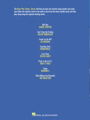Pop Songs for Kids: Drum Play-Along Volume 53 - Book/Audio Online