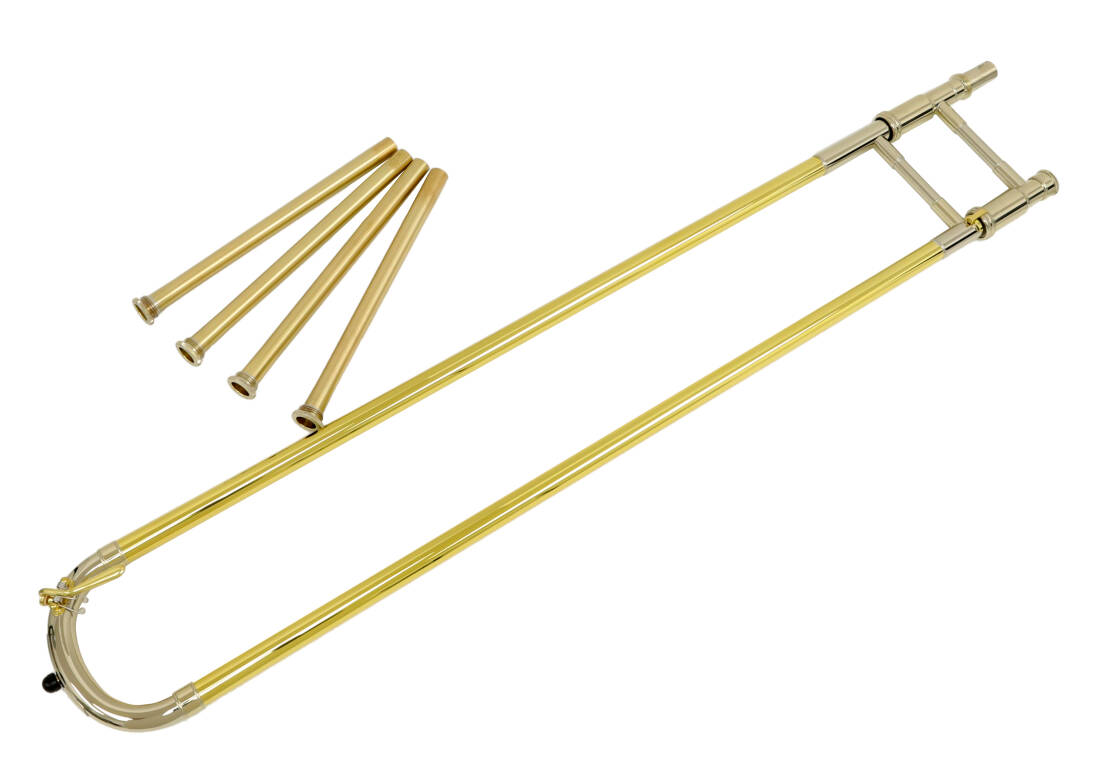 Dual Bore Bass Trombone Handslide - Yellow Brass