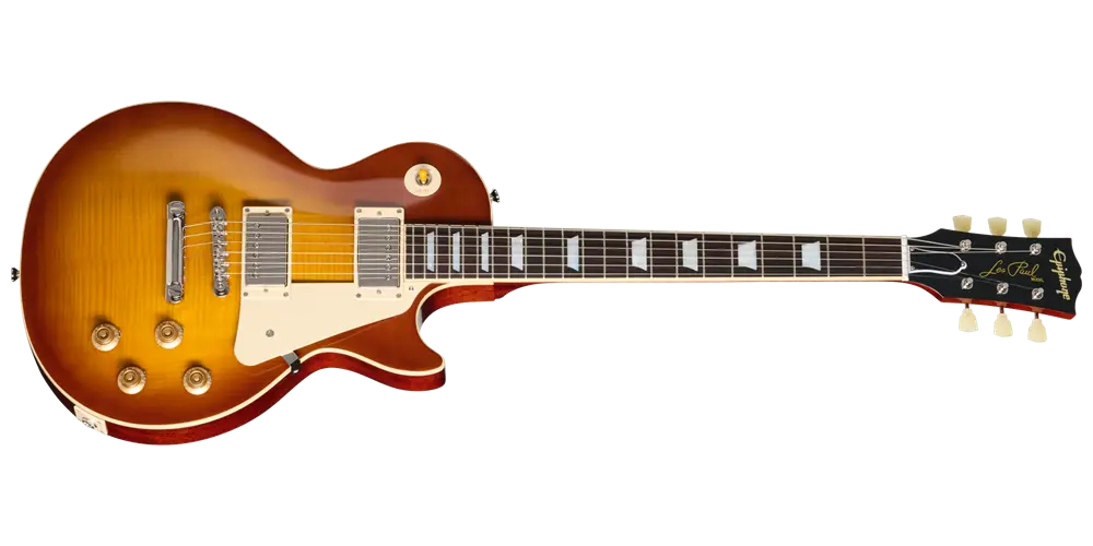 1959 Les Paul Standard Reissue Electric Guitar with Hardshell Case - Golden Poppy Burst